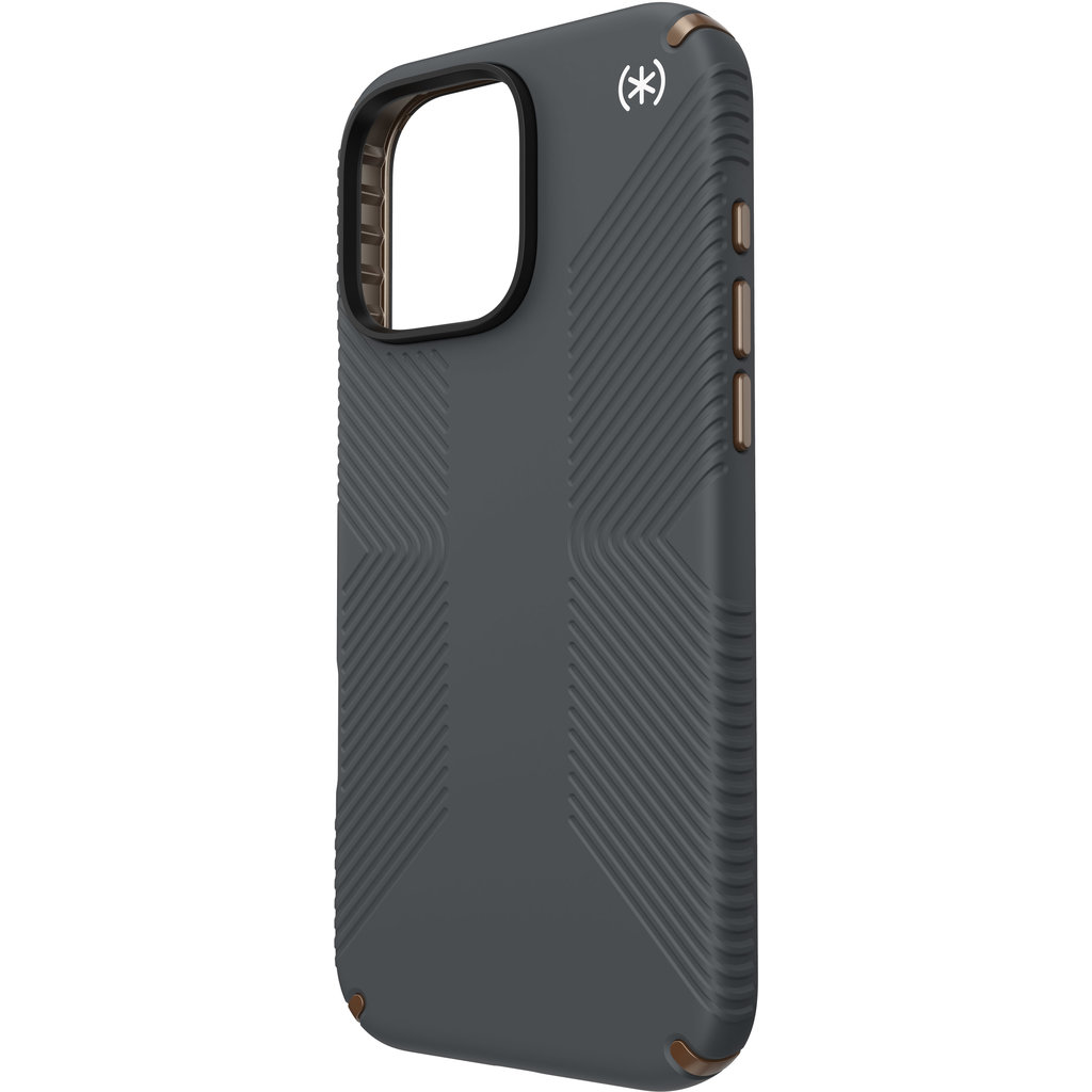 Speck Presidio2 Grip Apple iPhone 16 Pro Max Charcoal Grey - with Microban