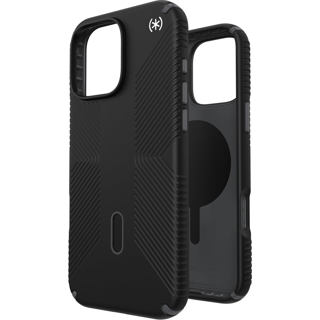 Speck Presidio2 Grip + ClickLock Apple iPhone 16 Pro Max Black - with Microban - Afbeelding 3
