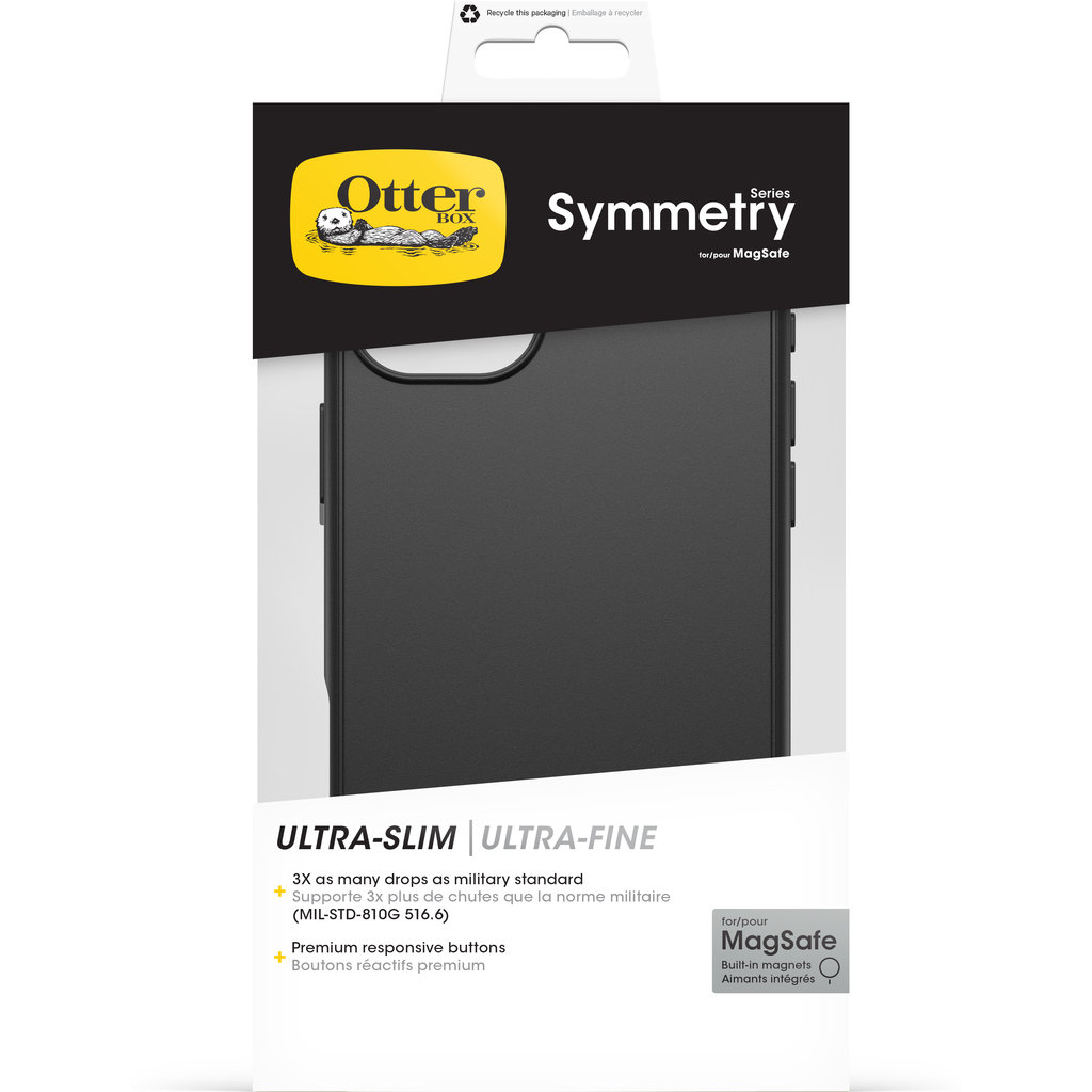 OtterBox Symmetry MagSafe Case Apple iPhone 16 Plus Black - Afbeelding 4
