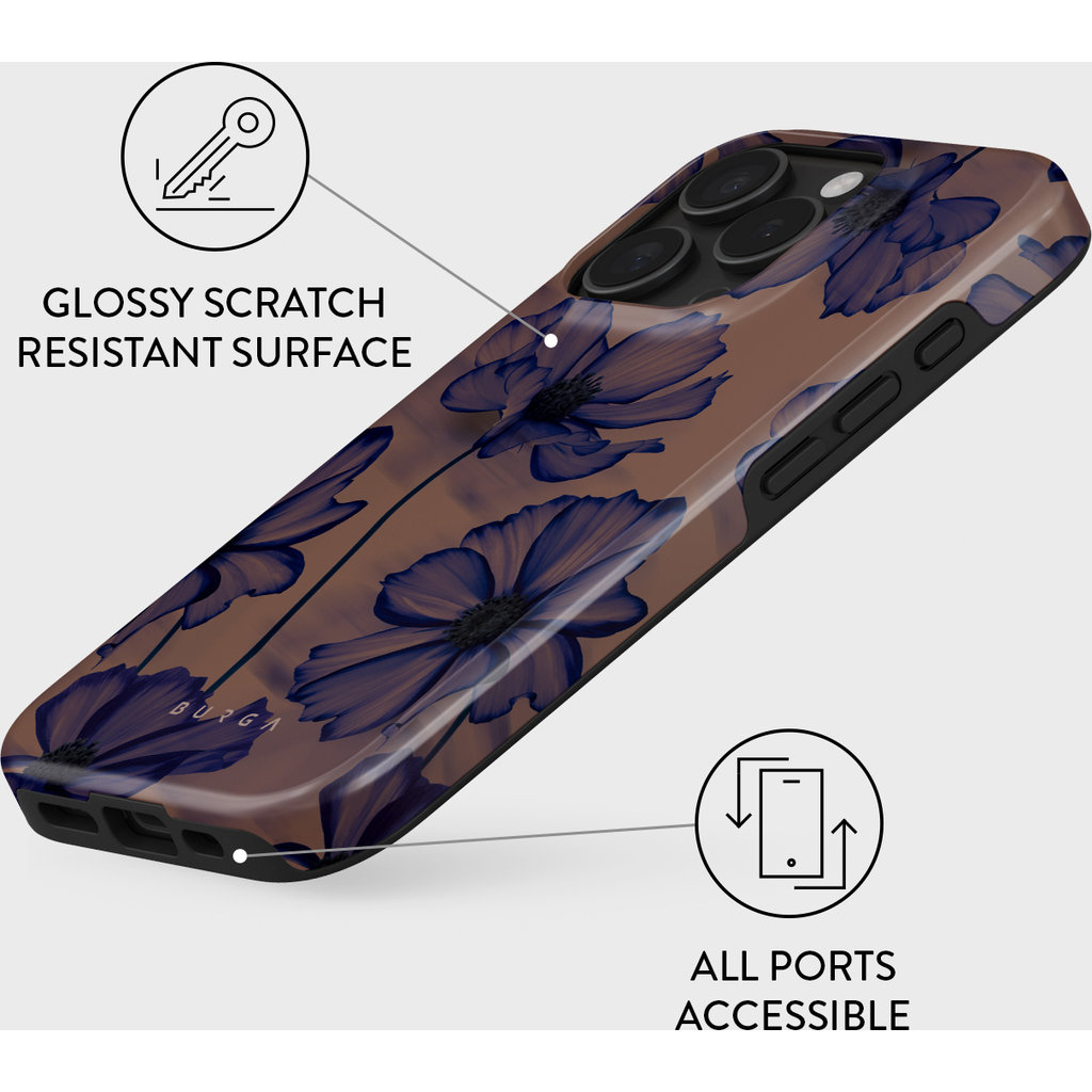 Burga Tough Case Apple iPhone 16 Pro - Velvet Night - Afbeelding 2