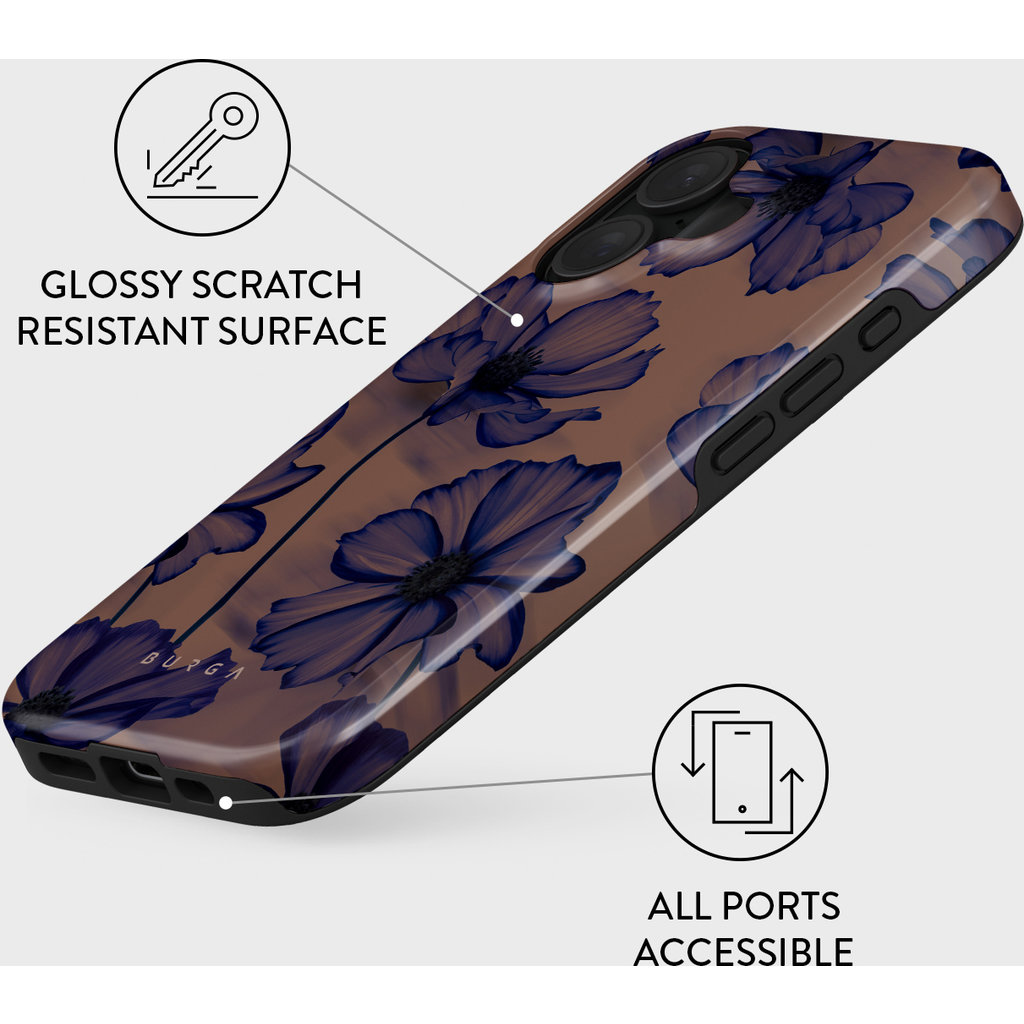 Burga Tough Case Apple iPhone 16 - Velvet Night - Afbeelding 2