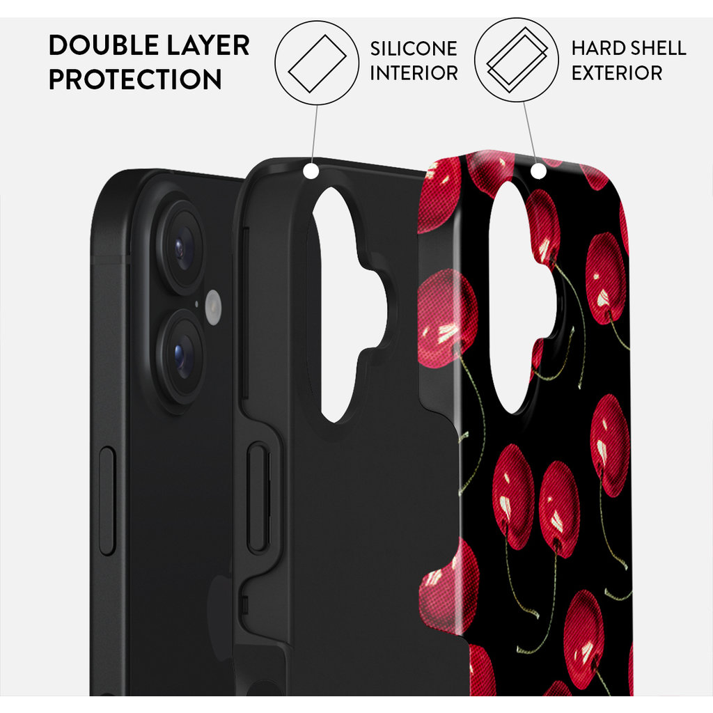 Burga Tough Case Apple iPhone 16 - Cherrybomb