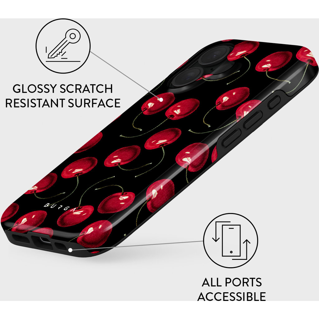 Burga Tough Case Apple iPhone 16 - Cherrybomb - Afbeelding 2