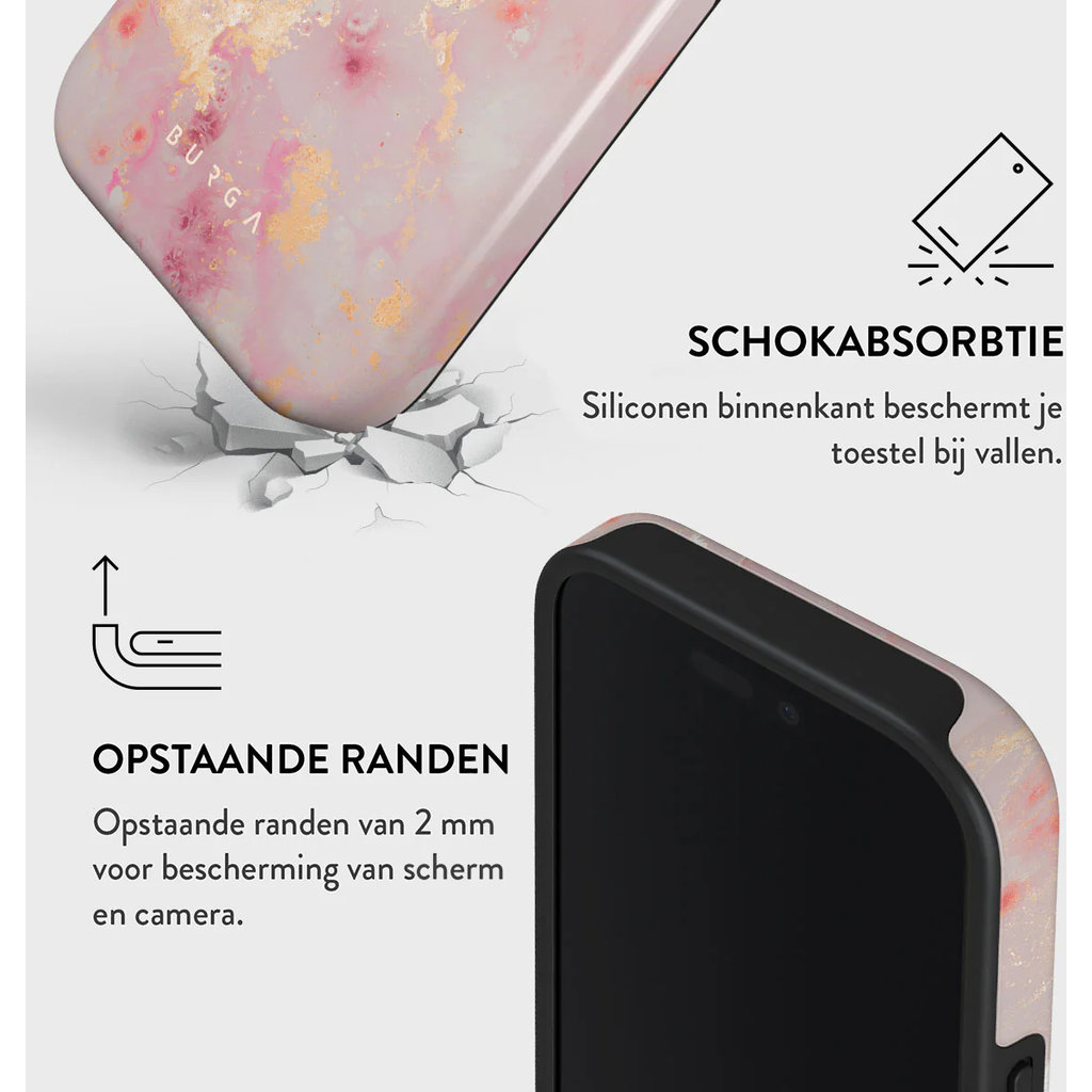 Burga Tough Case Apple iPhone 16 Pro - Golden Coral - Afbeelding 3