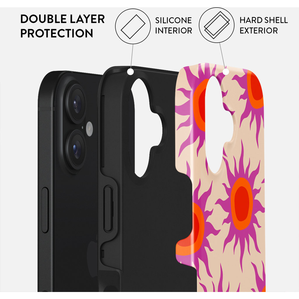Burga Tough Case Apple iPhone 16 - Sunset Glow