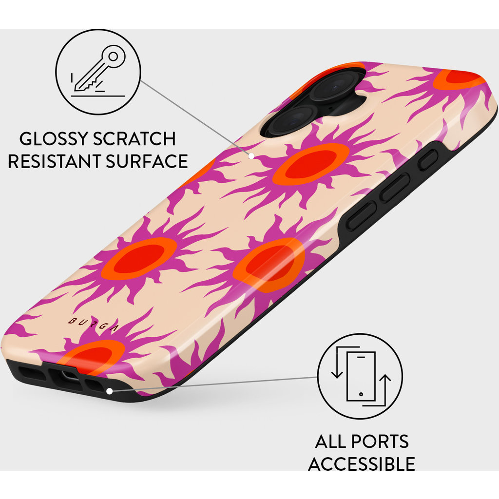 Burga Tough Case Apple iPhone 16 - Sunset Glow - Afbeelding 2