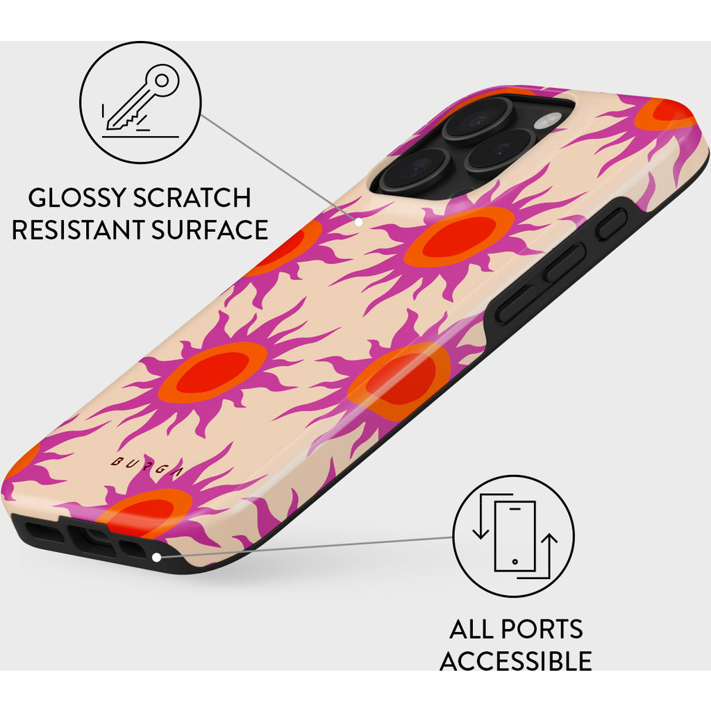 Burga Tough Case Apple iPhone 16 Pro Max - Sunset Glow - Afbeelding 2