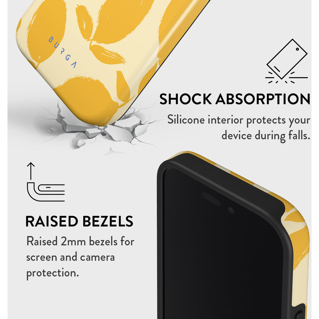 Burga Tough Case Apple iPhone 16 - Lemon Tart - Afbeelding 3