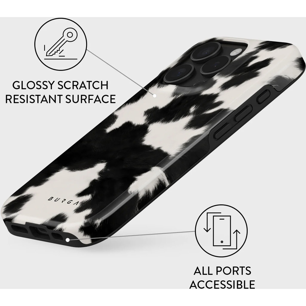 Burga Tough Case Apple iPhone 16 Pro - Achromatic - Afbeelding 2