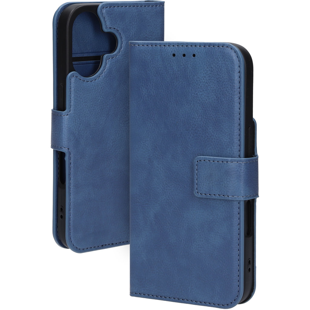 Mobiparts Classic Wallet Case Apple iPhone 16 Steel Blue (MagSafe Compatible) - Afbeelding 4