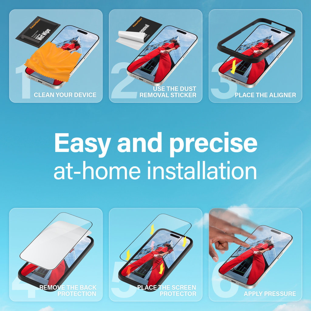 Panzerglass Apple iPhone 2024 6.7" - Ultra-Wide Fit - Afbeelding 6