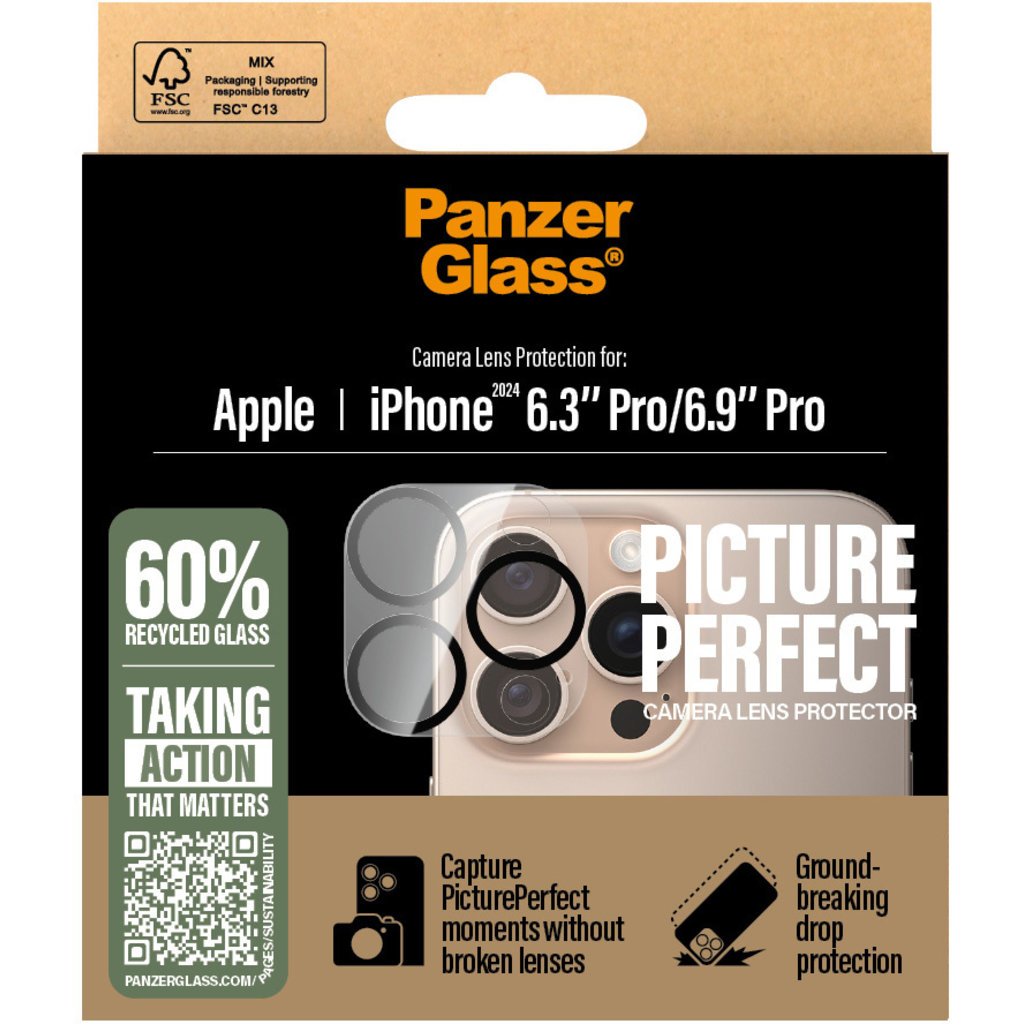 PanzerGlass PicturePerfect Plate iPhone 2024 6.3" Pro/6.9" Pro - Afbeelding 4