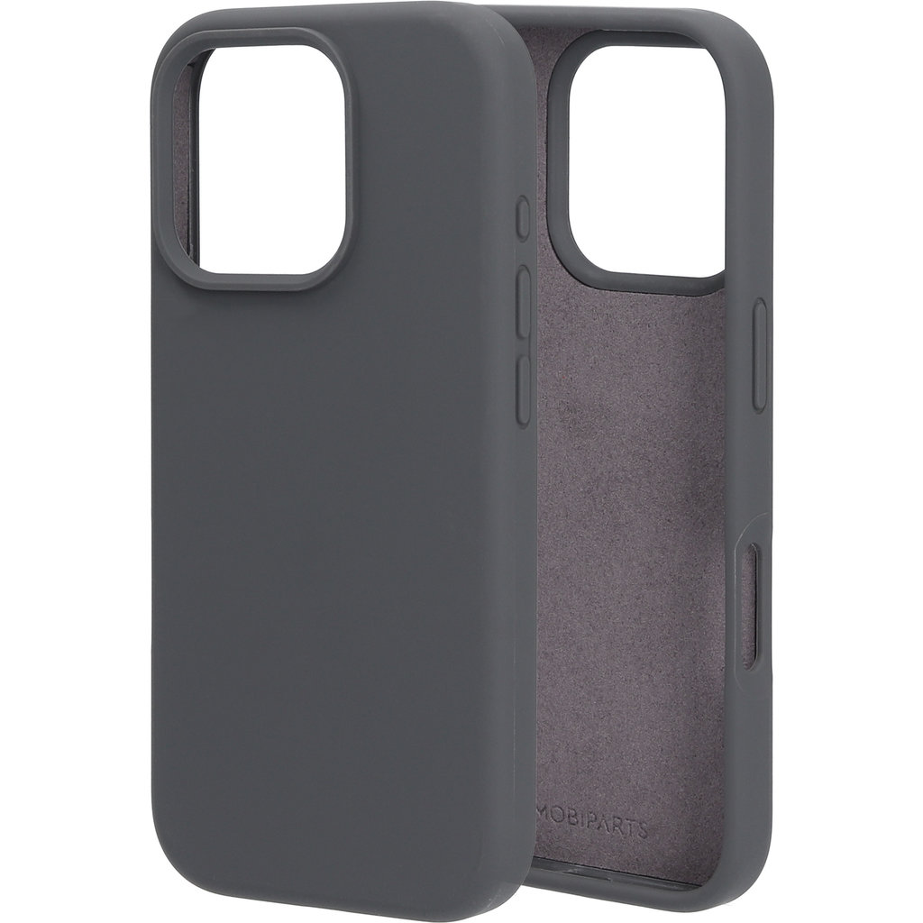 Mobiparts Silicone Cover Apple iPhone 16 Pro Urban Grey - Afbeelding 4
