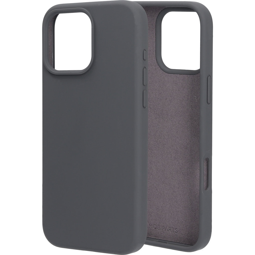 Mobiparts Silicone Cover Apple iPhone 16 Pro Max Urban Grey - Afbeelding 4