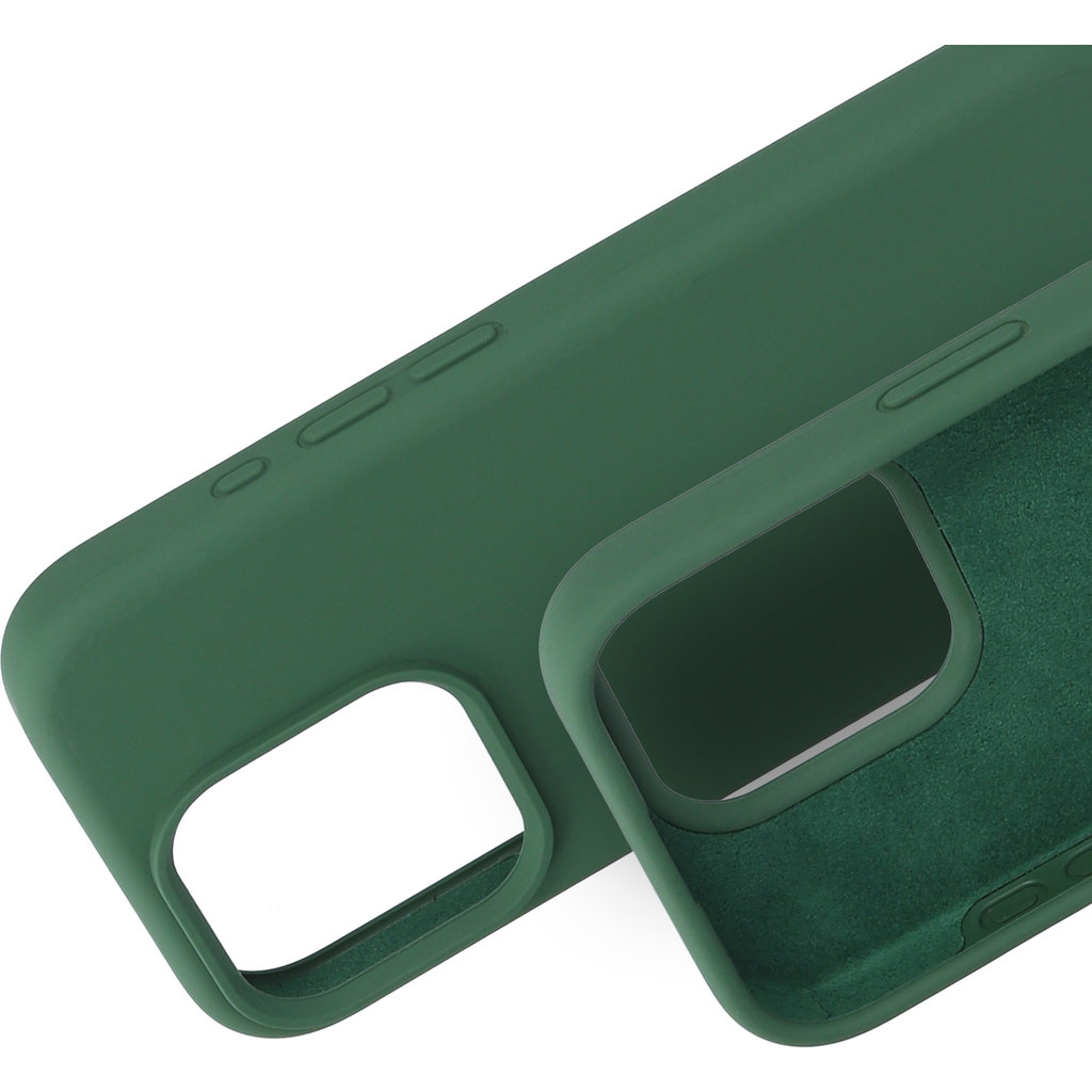 Mobiparts Silicone Cover Apple iPhone 16 Pro Forest Green