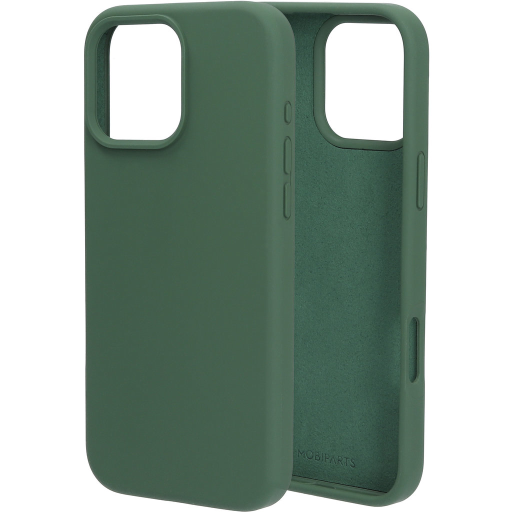 Mobiparts Silicone Cover Apple iPhone 16 Pro Max Forest Green - Afbeelding 4