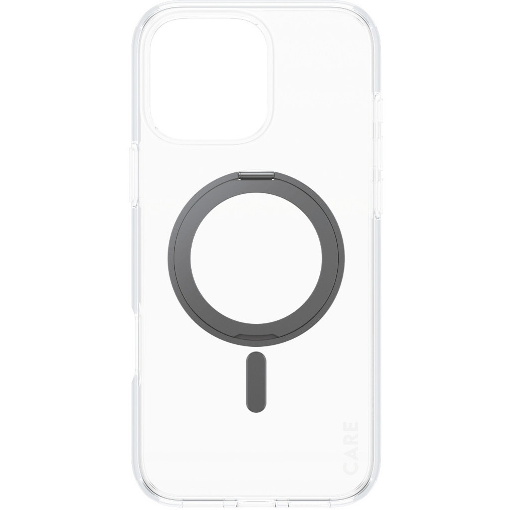CARE by PanzerGlass Feature Case Transparent w. Black Kickstand & MagSafe iPhone '24 6.9" Pro - Afbeelding 4