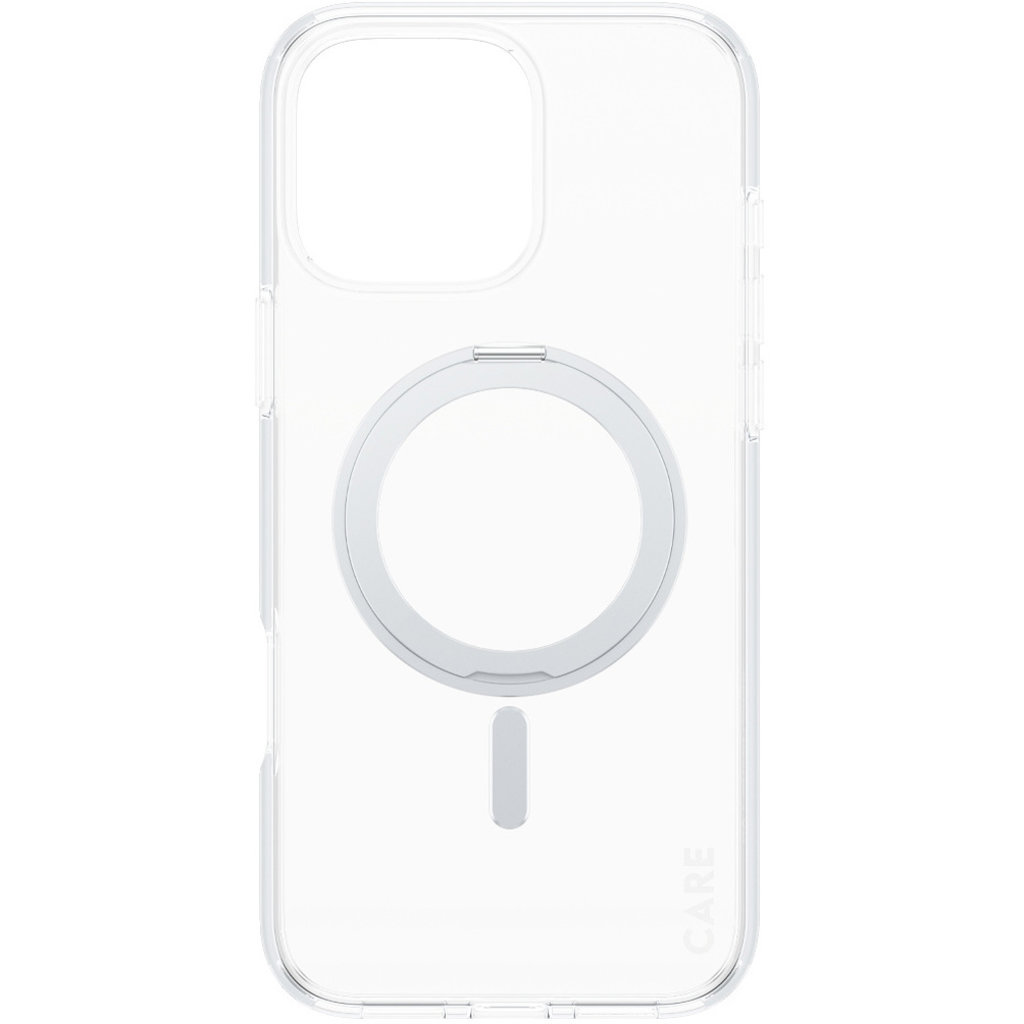 CARE by PanzerGlass Feature Case Transparent w. Silver Kickstand & MagSafe iPhone '24 6.9" Pro - Afbeelding 4