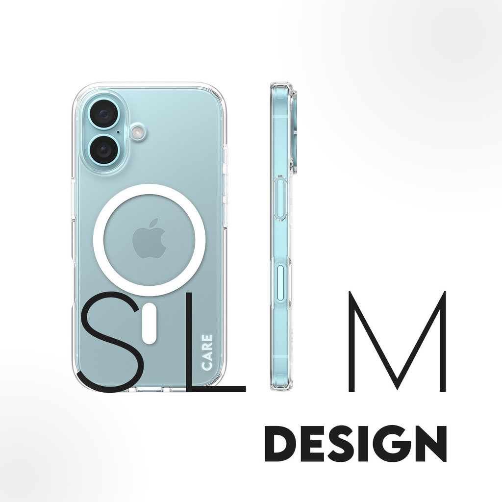 CARE by PanzerGlass Flagship Case Transparent Urban Combat w. White MagSafe iPhone '24 6.1" - Afbeelding 6