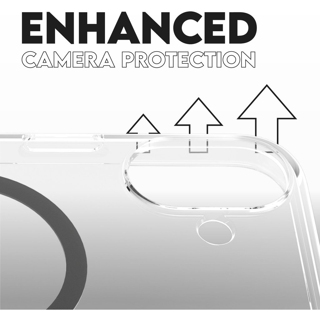 CARE by PanzerGlass Flagship Case Transparent Urban Combat w. Black MagSafe iPhone '24 6.7 - Afbeelding 10