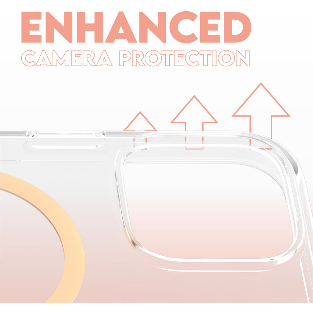 CARE by PanzerGlass Flagship Case Transparent Urban Combat w. Peachy MagSafe iPhone '24 6.9" Pro - Afbeelding 9