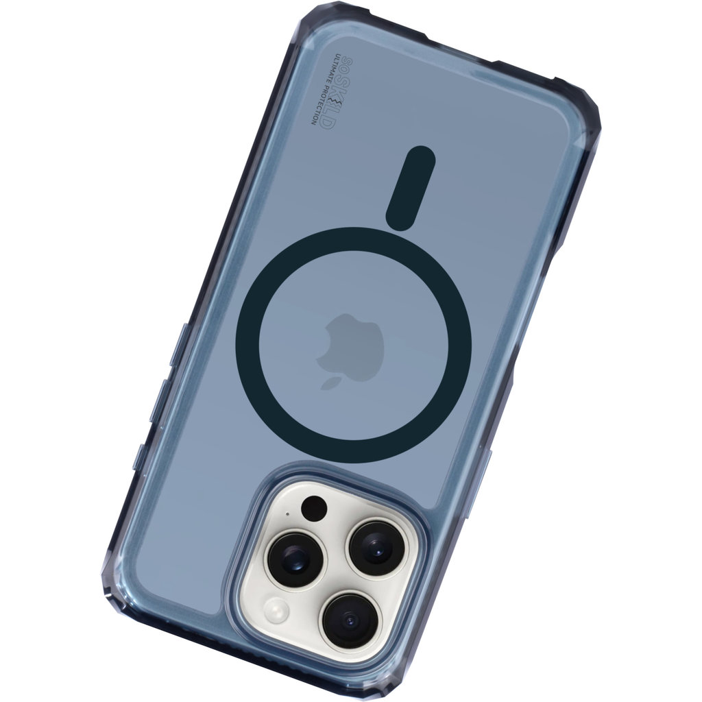 SoSkild Apple iPhone 16 Pro Defend Case Magnetic Ring Smokey Grey - Afbeelding 2