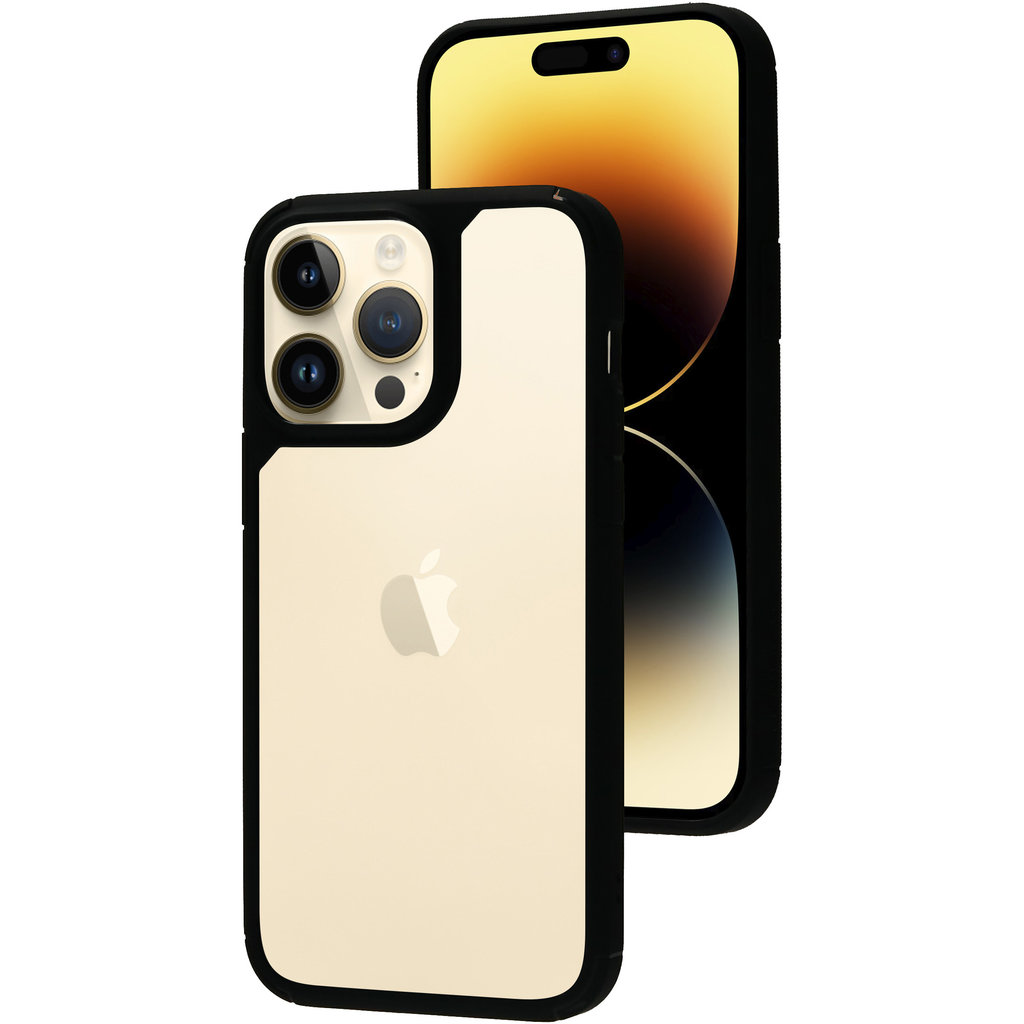 Mobiparts Rugged Clear Case Apple iPhone 14 Pro Max Black - Afbeelding 11