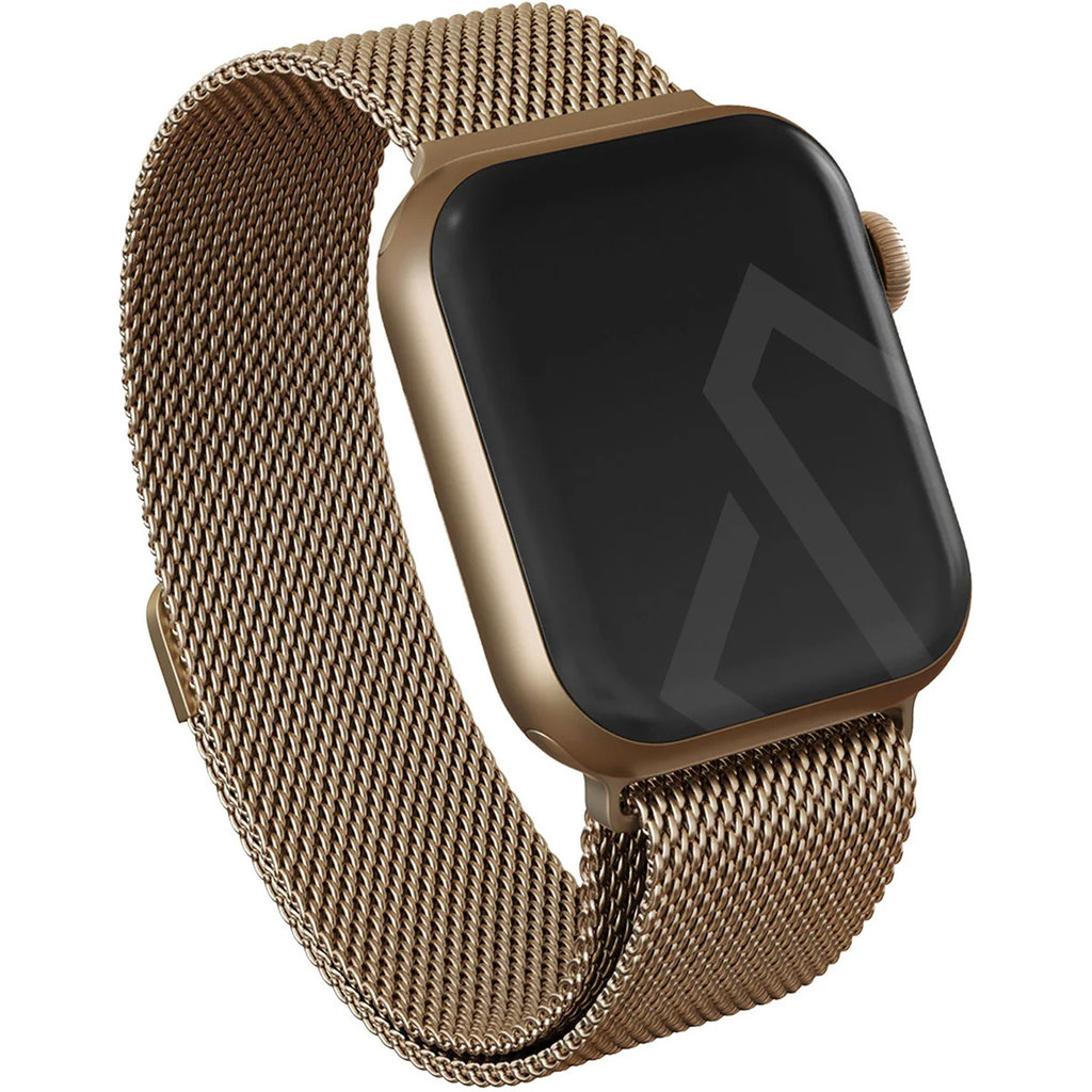 Burga Apple Watch Band Metal Mesh Gold 42mm / 44mm / 45mm - Afbeelding 20