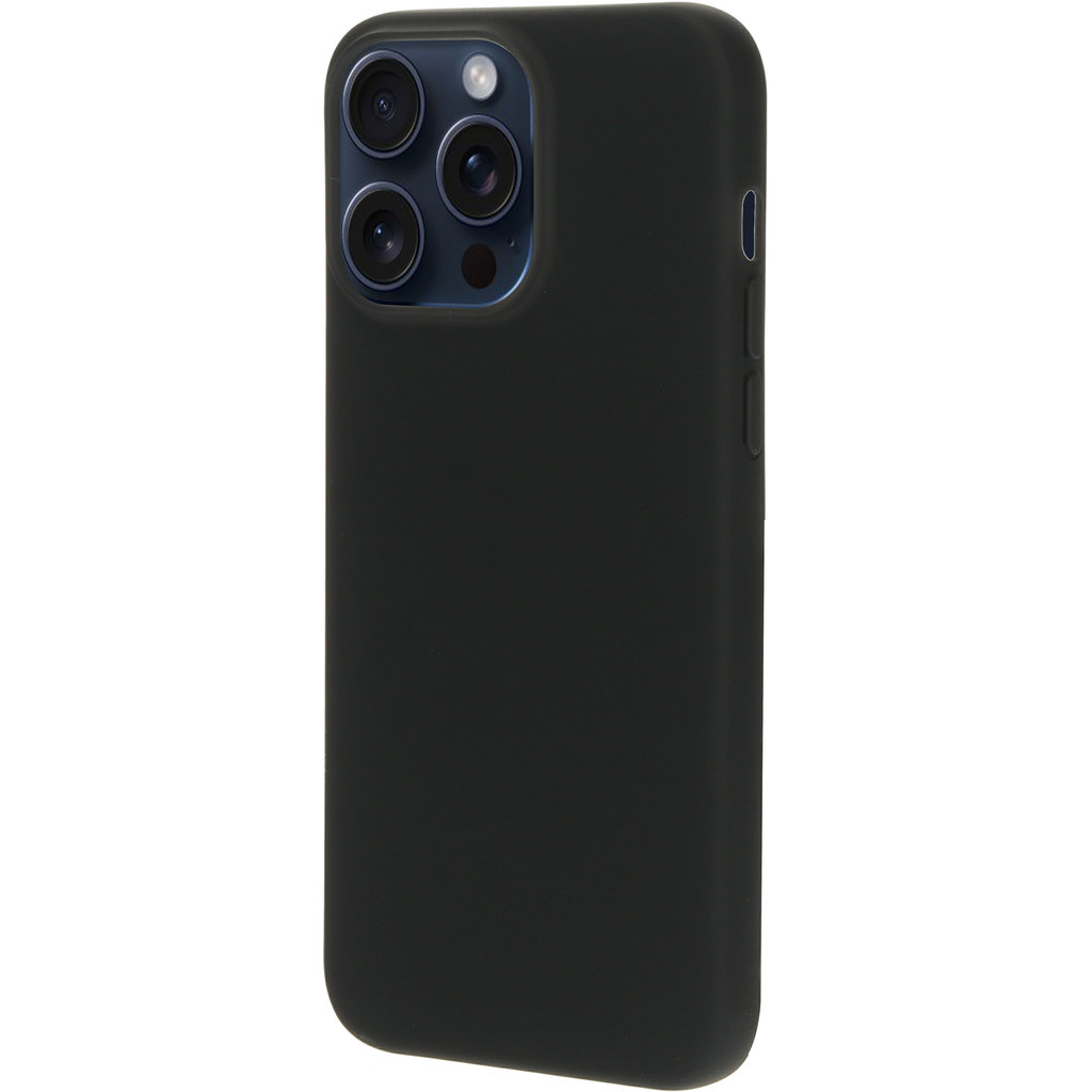 Mobiparts Silicone Cover Apple iPhone 15 Pro Max Black - Afbeelding 2
