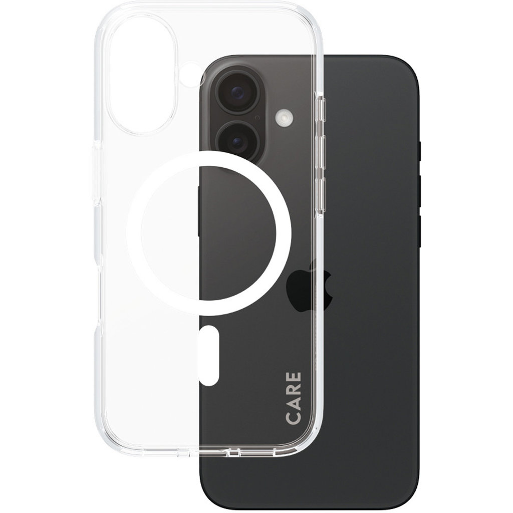 CARE by PanzerGlass Flagship Case Transparent Urban Combat w. White MagSafe iPhone '24 6.1" - Afbeelding 11