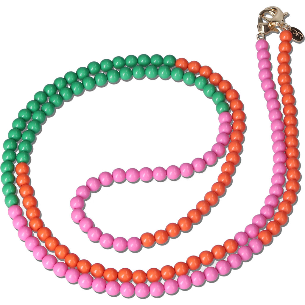 Casetastic Lanyard Beads - Orange/Pink/Green(125cm) - Afbeelding 2
