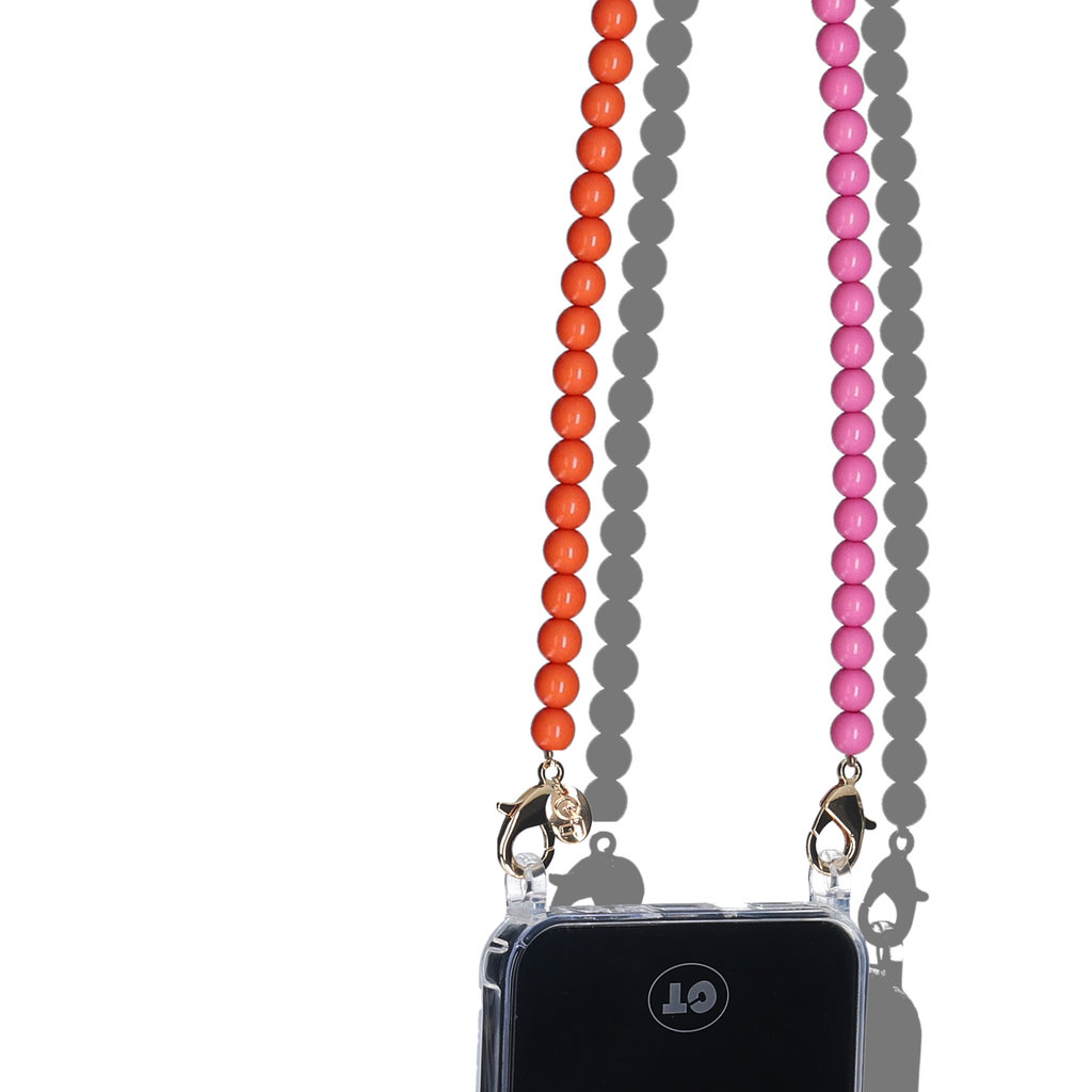 Casetastic Lanyard Beads - Orange/Pink/Green(125cm) - Afbeelding 3