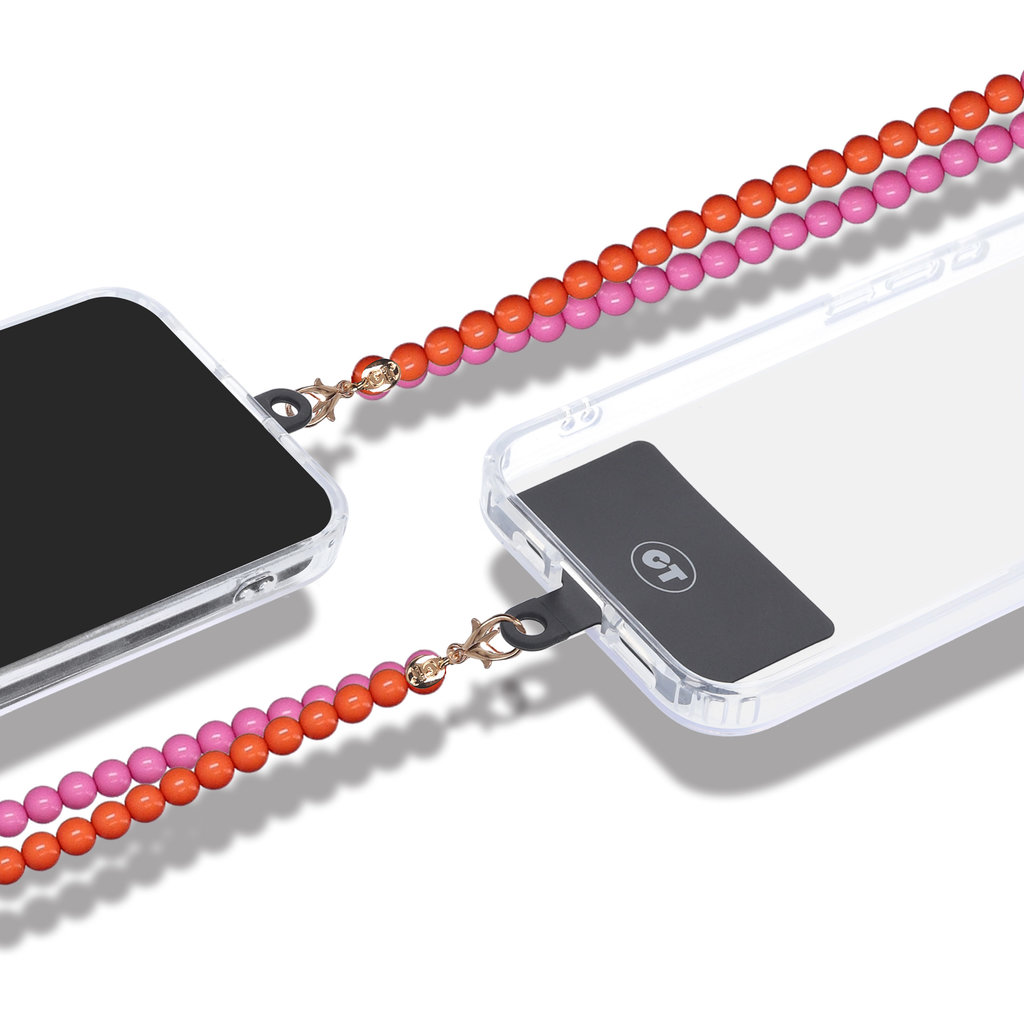 Casetastic Lanyard Beads - Orange/Pink/Green(125cm) - Afbeelding 4