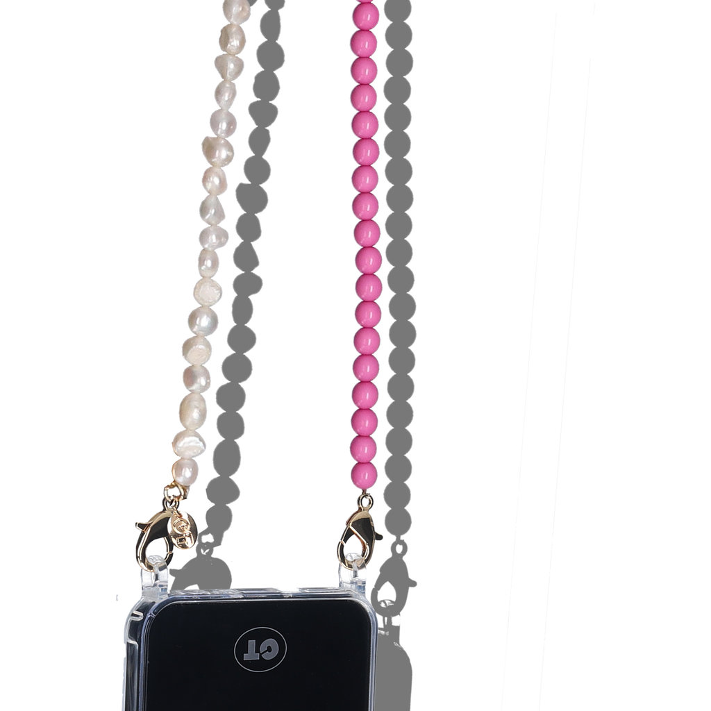 Casetastic Lanyard Beads and Pearls - Green/Pink/Orange(125cm) - Afbeelding 3