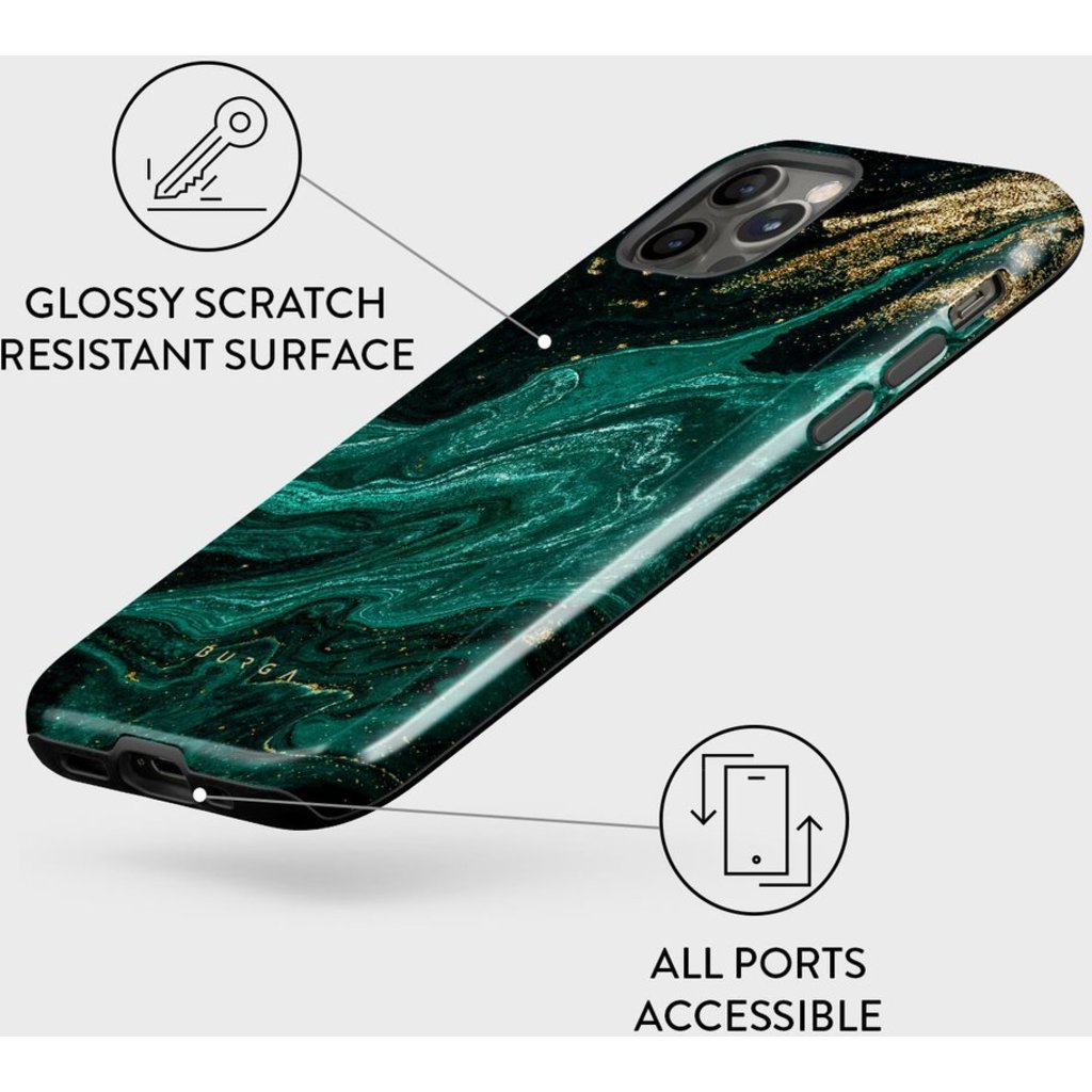 Burga Tough Case Apple iPhone 12/12 Pro - Emerald Pool - Afbeelding 8