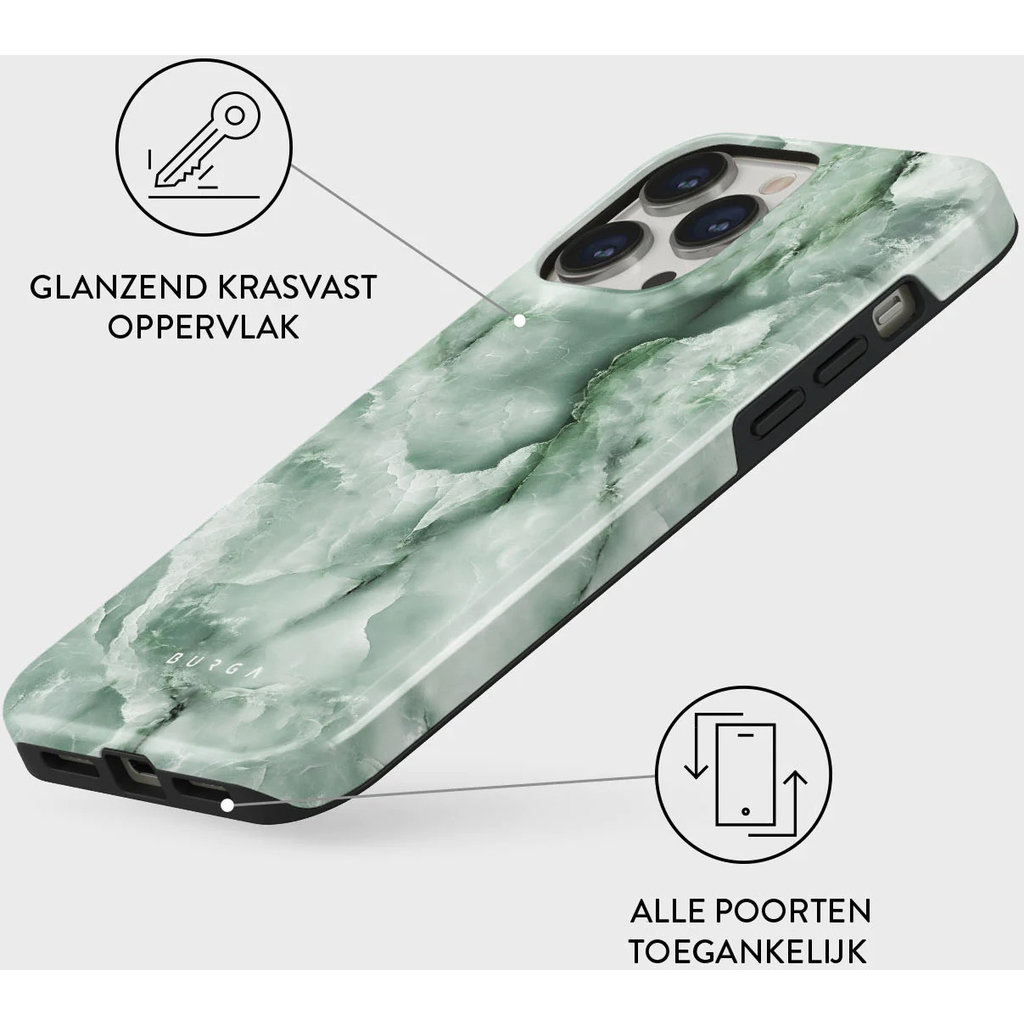 Burga Tough Case Apple iPhone 15 Pro - Pistachio Cheesecake - Afbeelding 9