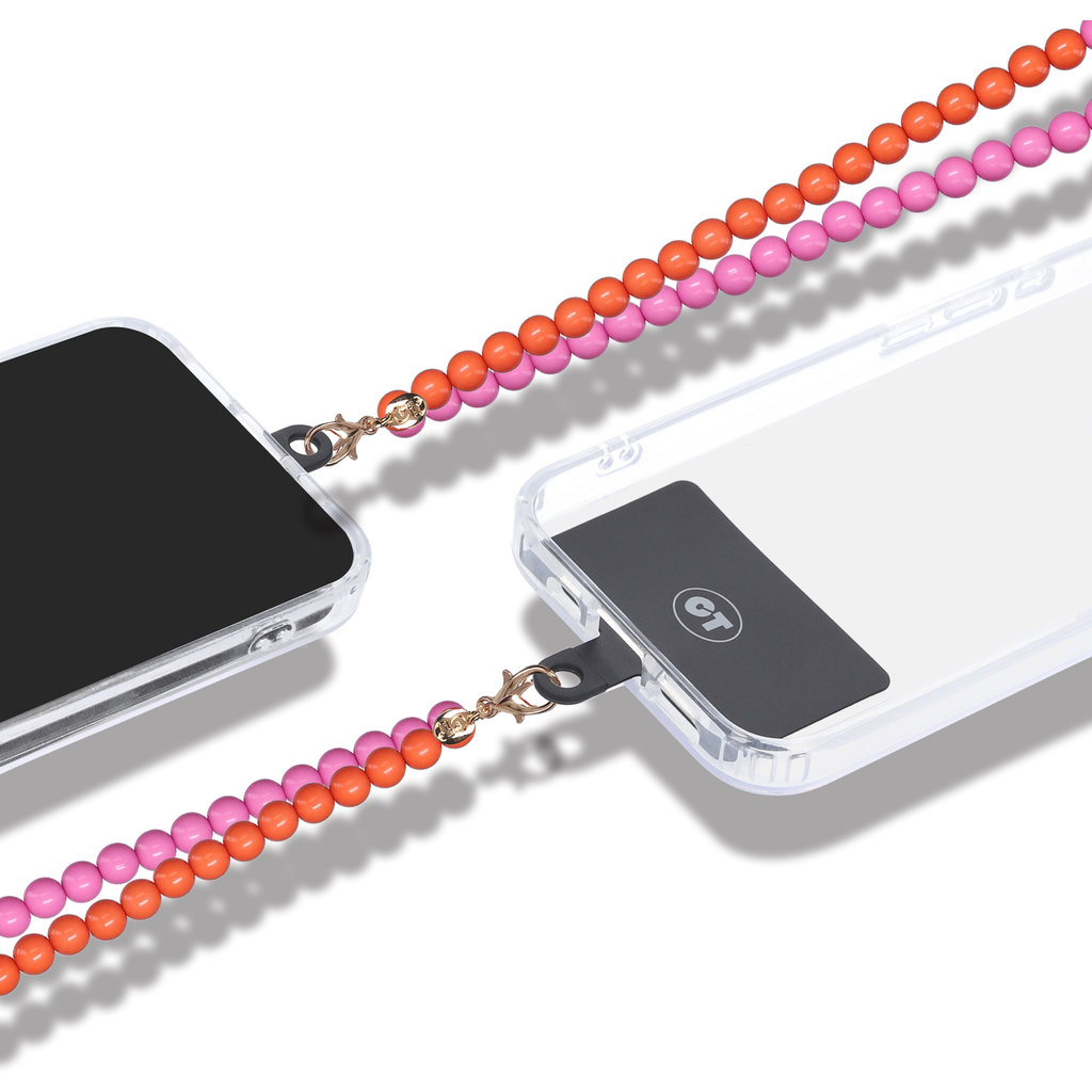 Casetastic Lanyard Beads - Orange/Pink/Purple (125cm) - Afbeelding 4