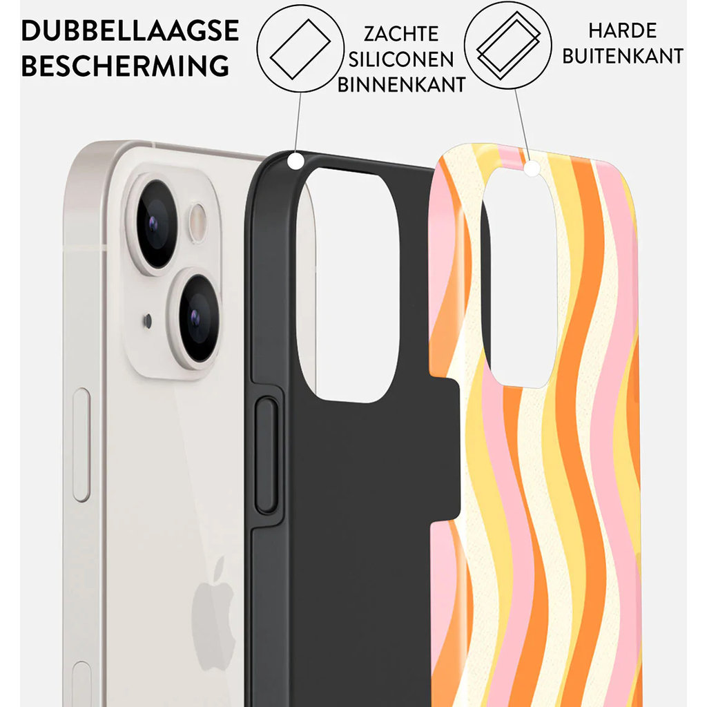 Burga Tough Case Apple iPhone 14 - Flower Power - Afbeelding 6