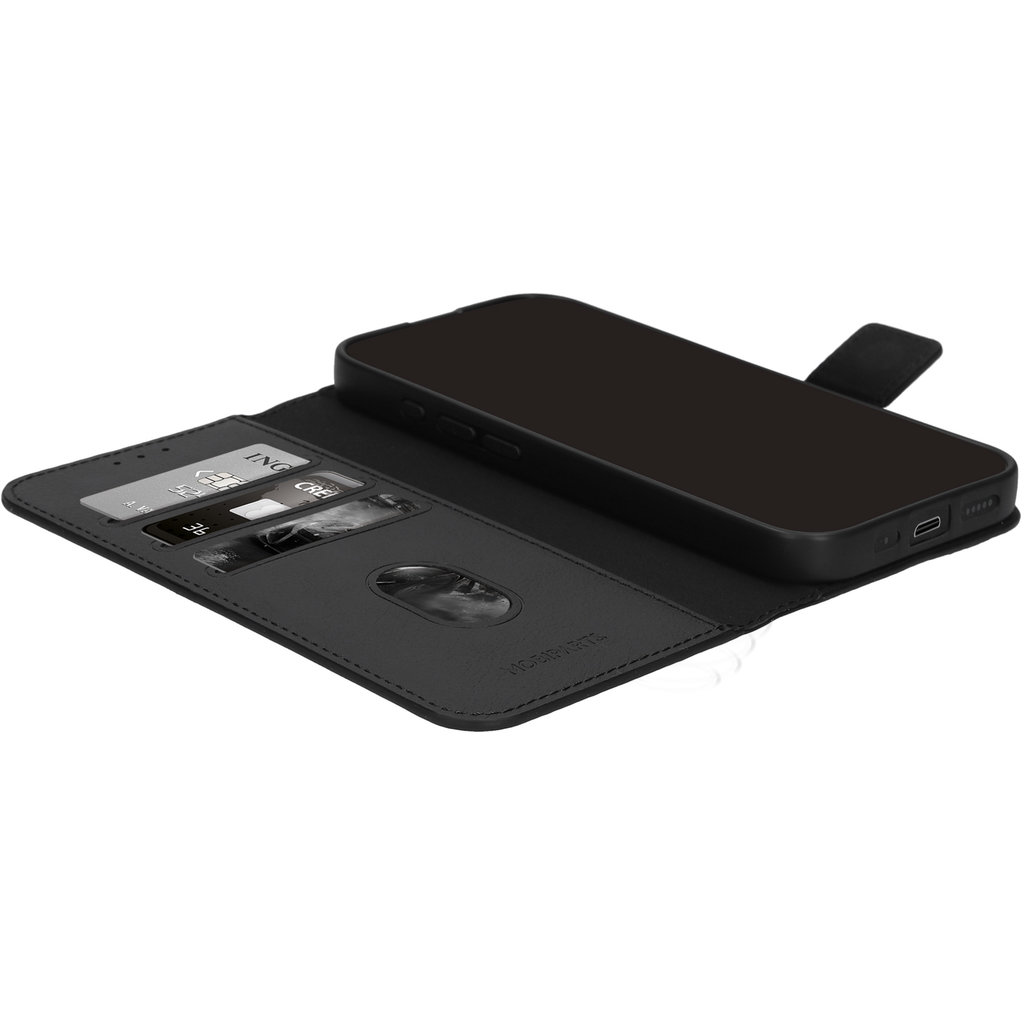 Mobiparts Classic Wallet Case Apple iPhone 16e Black (Magsafe Compatible) - Afbeelding 4