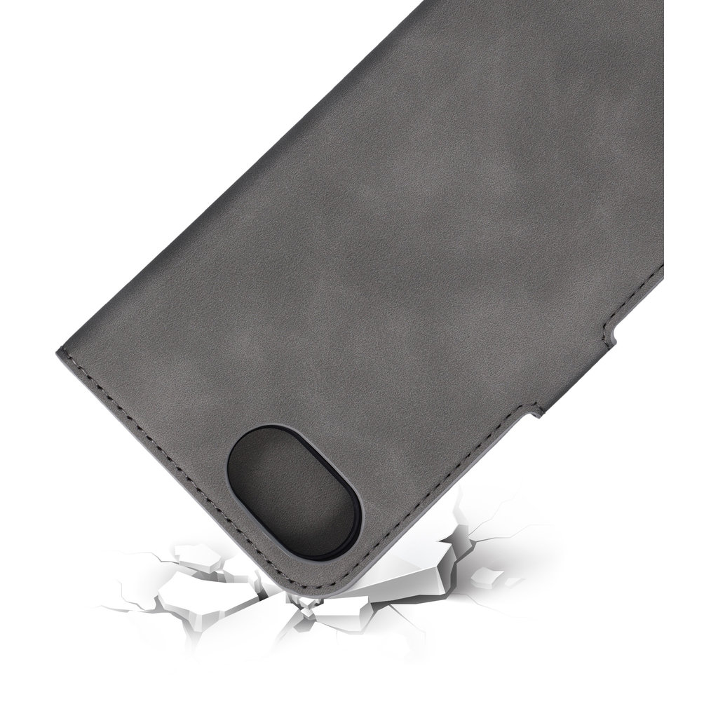 Mobiparts Classic Wallet Case Apple iPhone 16e Granite Grey (MagSafe Compatible) - Afbeelding 2