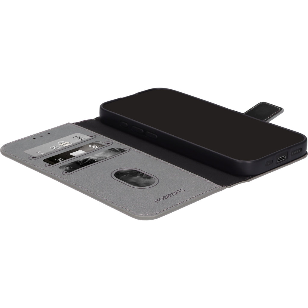Mobiparts Classic Wallet Case Apple iPhone 16e Granite Grey (MagSafe Compatible) - Afbeelding 4
