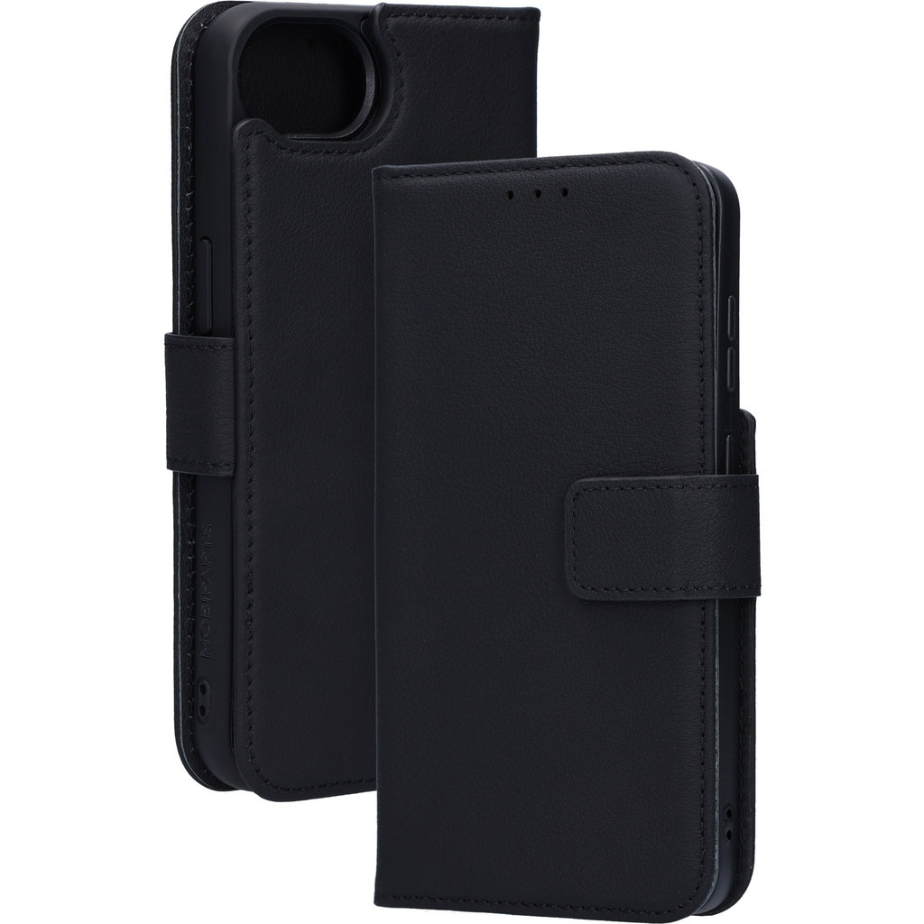 Mobiparts Leather 2 in 1 Wallet Case Apple iPhone 16e Black - Afbeelding 2