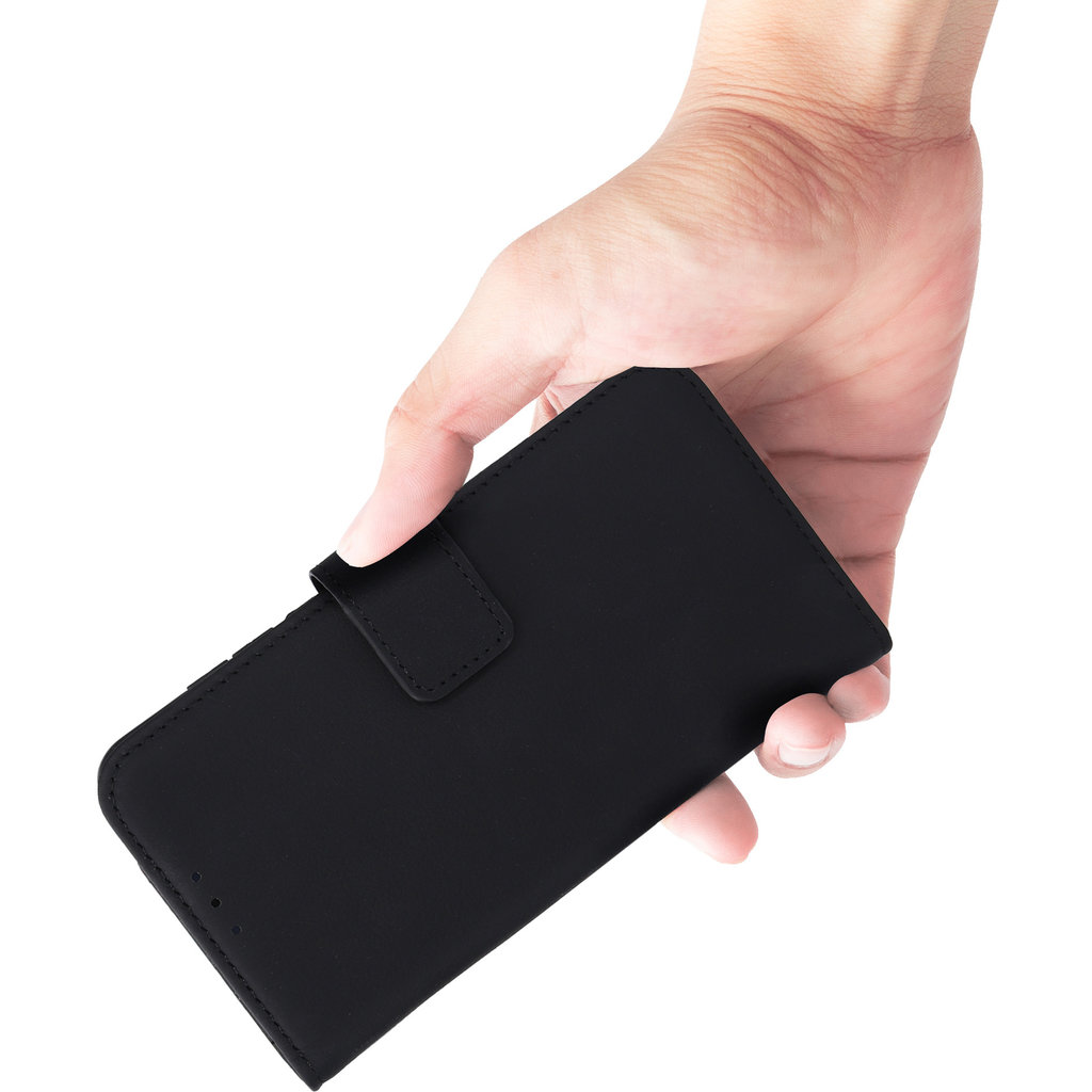 Mobiparts Leather Wallet Case Apple iPhone 16e Black (MagSafe Compatible) - Afbeelding 4