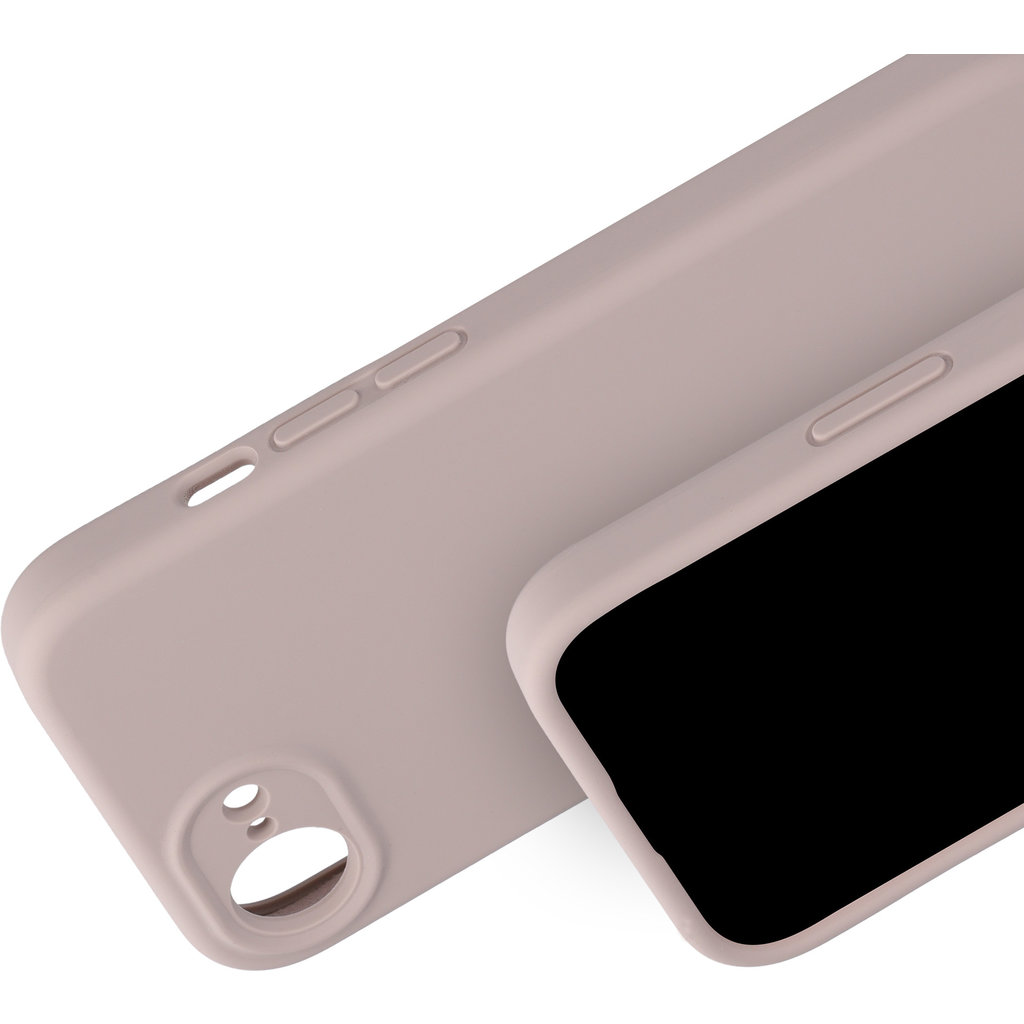 Mobiparts Silicone Cover Apple iPhone 16e Soft Salmon - Afbeelding 2