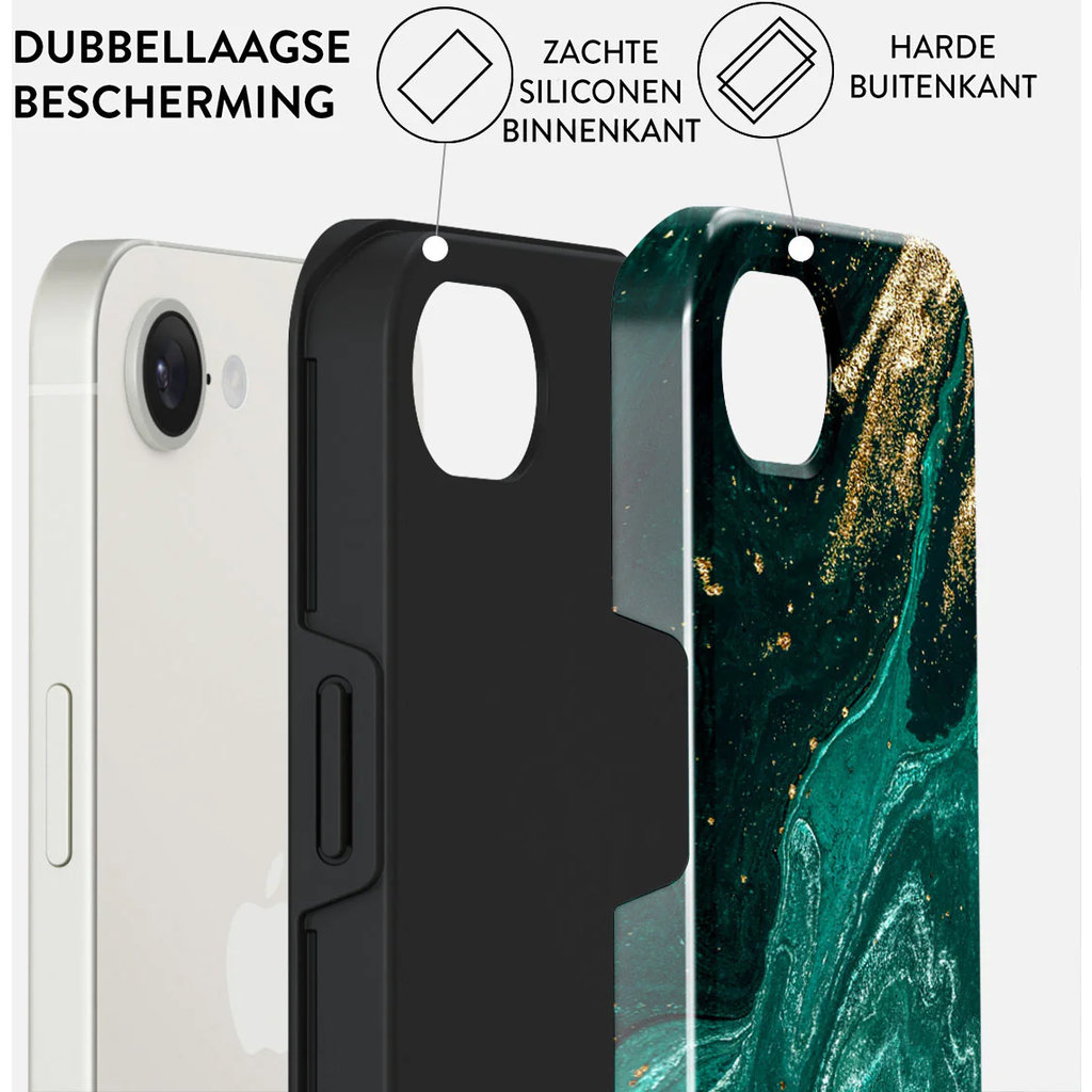 Burga Tough Case Apple iPhone SE4 - Emerald Pool - Afbeelding 2