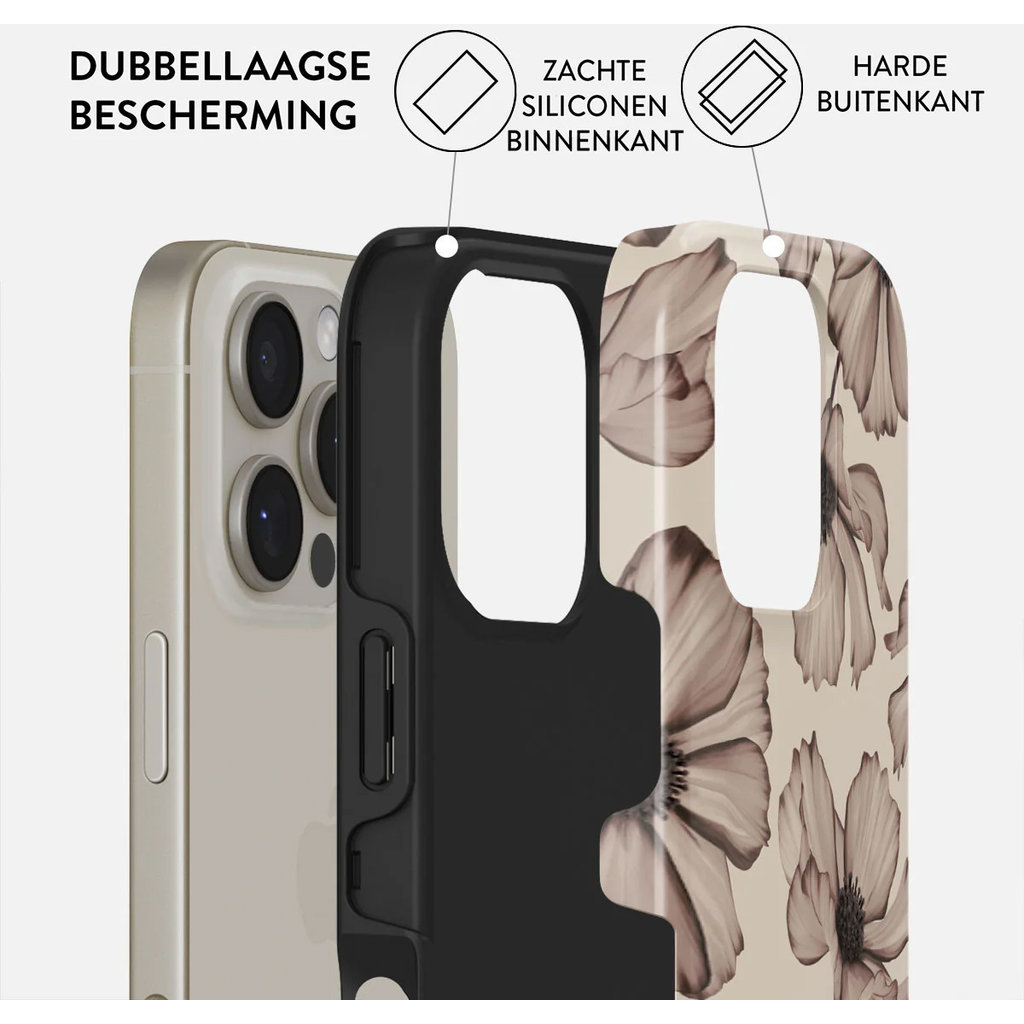 Burga Tough Case Apple iPhone 16 Pro - Barely Yours - Afbeelding 2