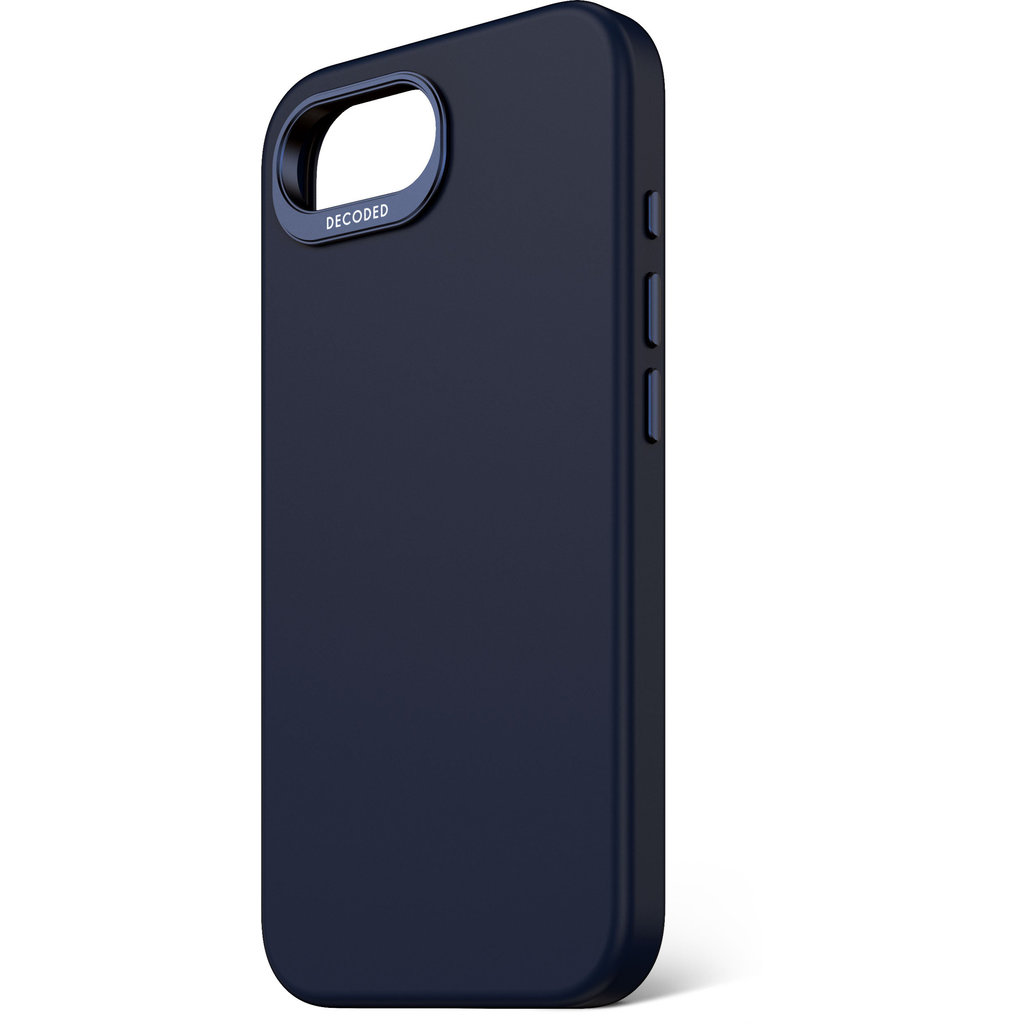 Decoded Silicone Backcover Apple iPhone 16e Navy - Afbeelding 6