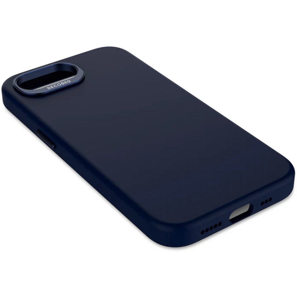 Decoded Silicone Backcover Apple iPhone 16e Navy - Afbeelding 7