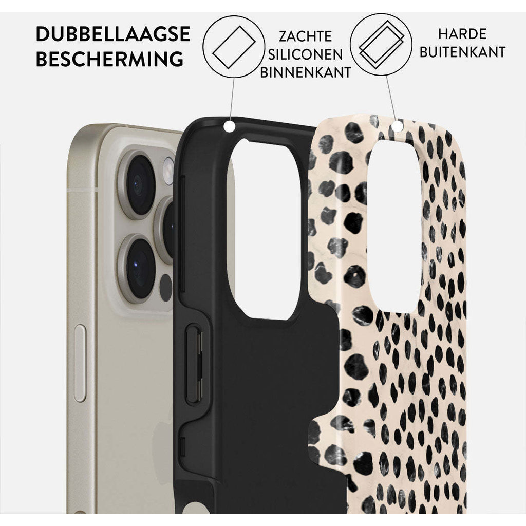 Burga Tough MagSafe Case Apple iPhone 16 Pro - Almond Latte - Afbeelding 2