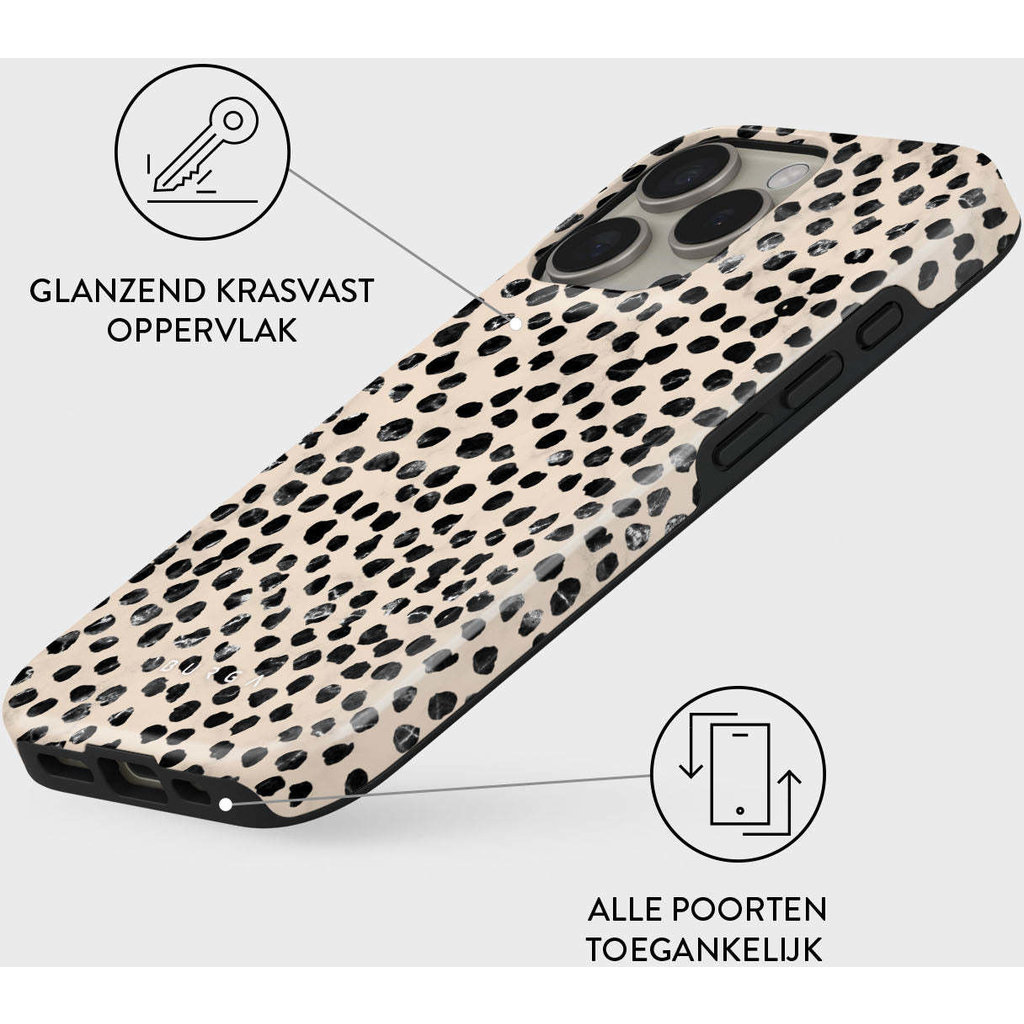 Burga Tough MagSafe Case Apple iPhone 16 Pro - Almond Latte - Afbeelding 3